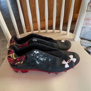 Under Armour University of Maryland Terrapin lacrosse cleats-Never worn